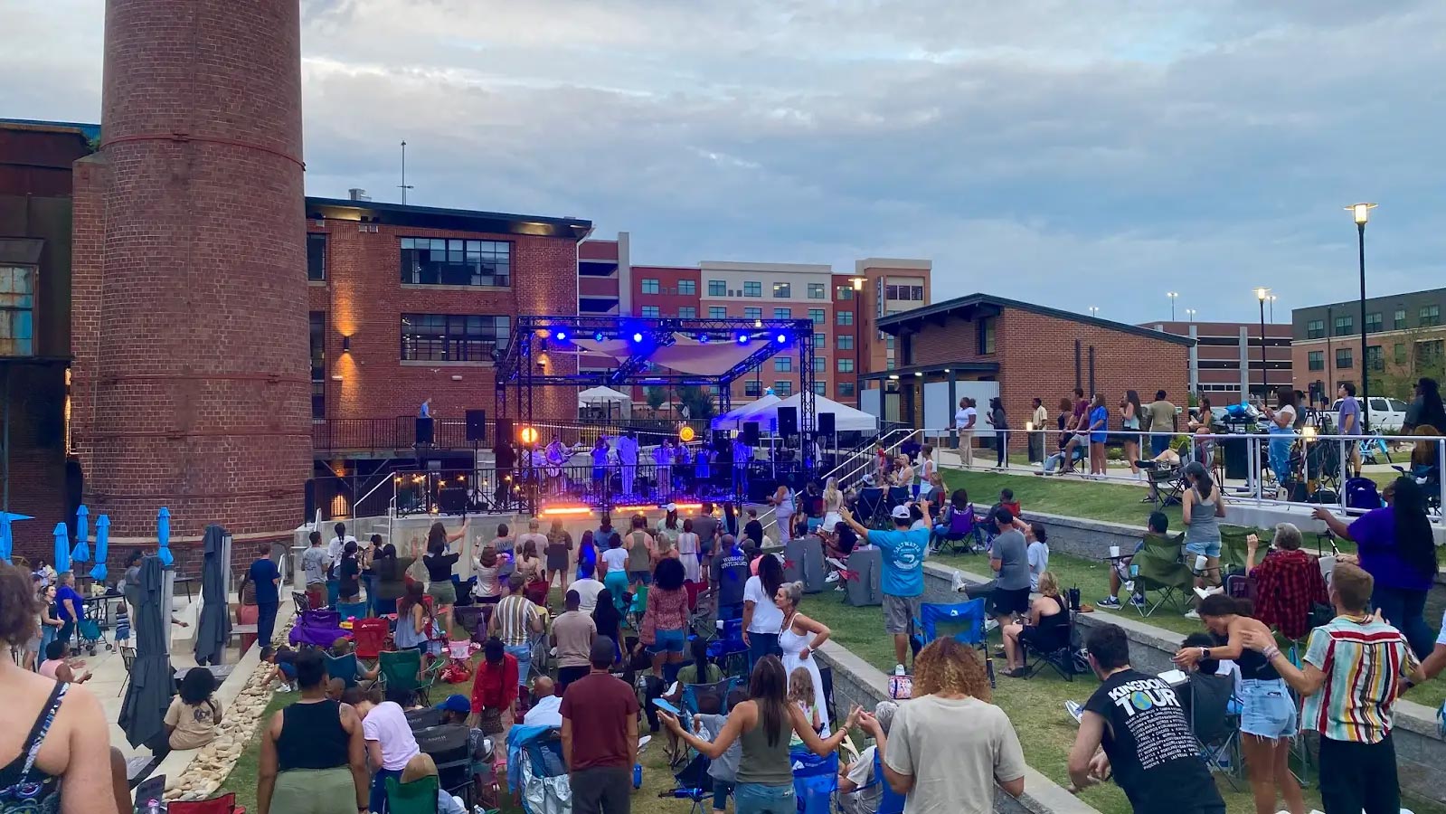 UC lawn & stage